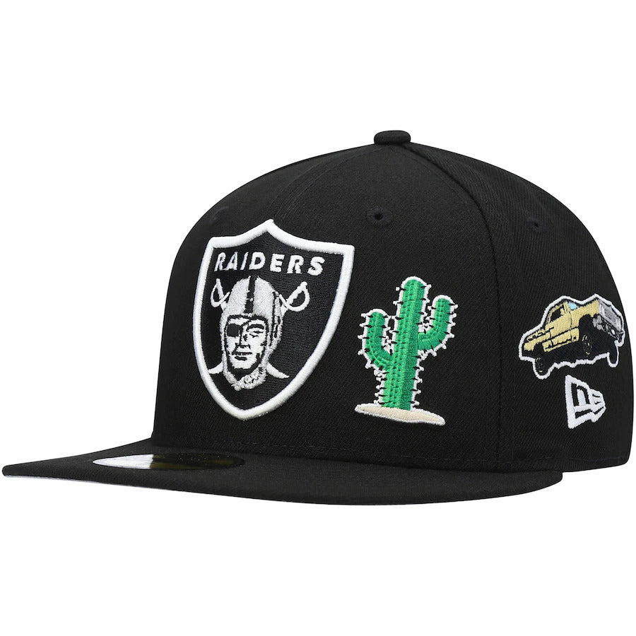 New Era Black Las Vegas Raiders City Transit 59FIFTY Fitted Hat