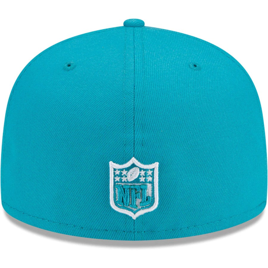 New Era Miami Dolphins Aqua Patch Up 1993 Pro Bowl 59FIFTY Fitted Hat