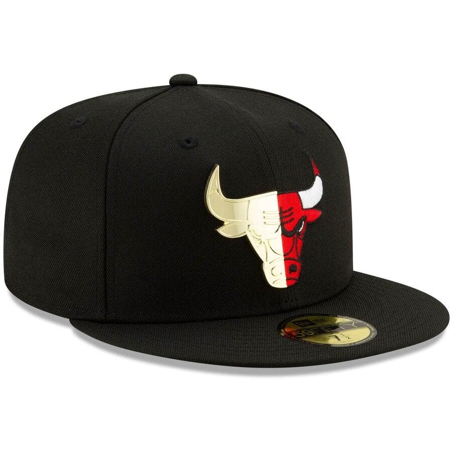 New Era Chicago Bulls Split Metal & Thread 59FIFTY Fitted Hat