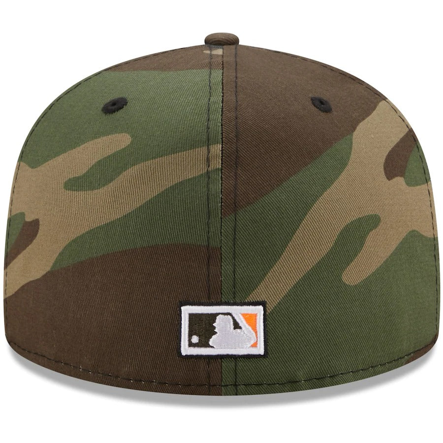 New Era Philadelphia Camo 2008 World Series Flame Undervisor 59FIFTY Fitted Hat