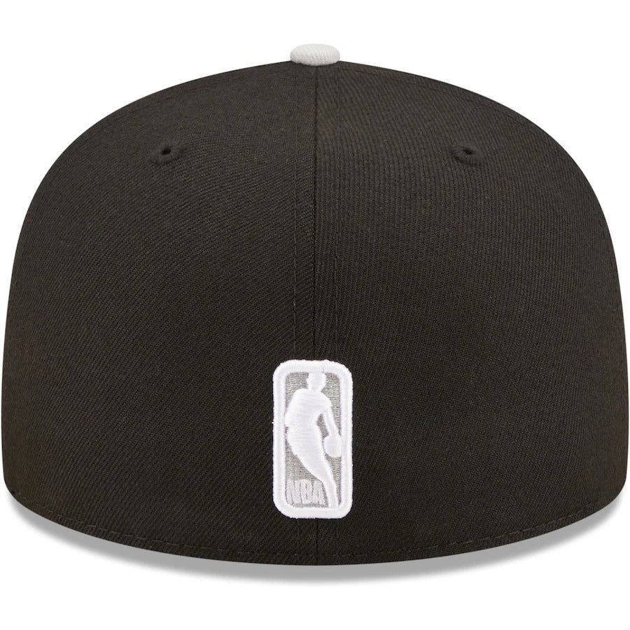 New Era San Antonio Spurs Black/Gray Two-Tone Color Pack 59FIFTY Fitted Hat