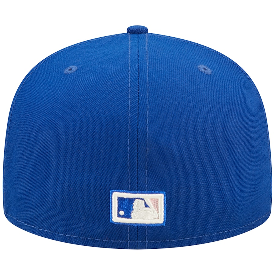 New Era Toronto Blue Jays Royal Pop Sweatband Undervisor 1992 MLB World Series Cooperstown Collection 59FIFTY Fitted Hat