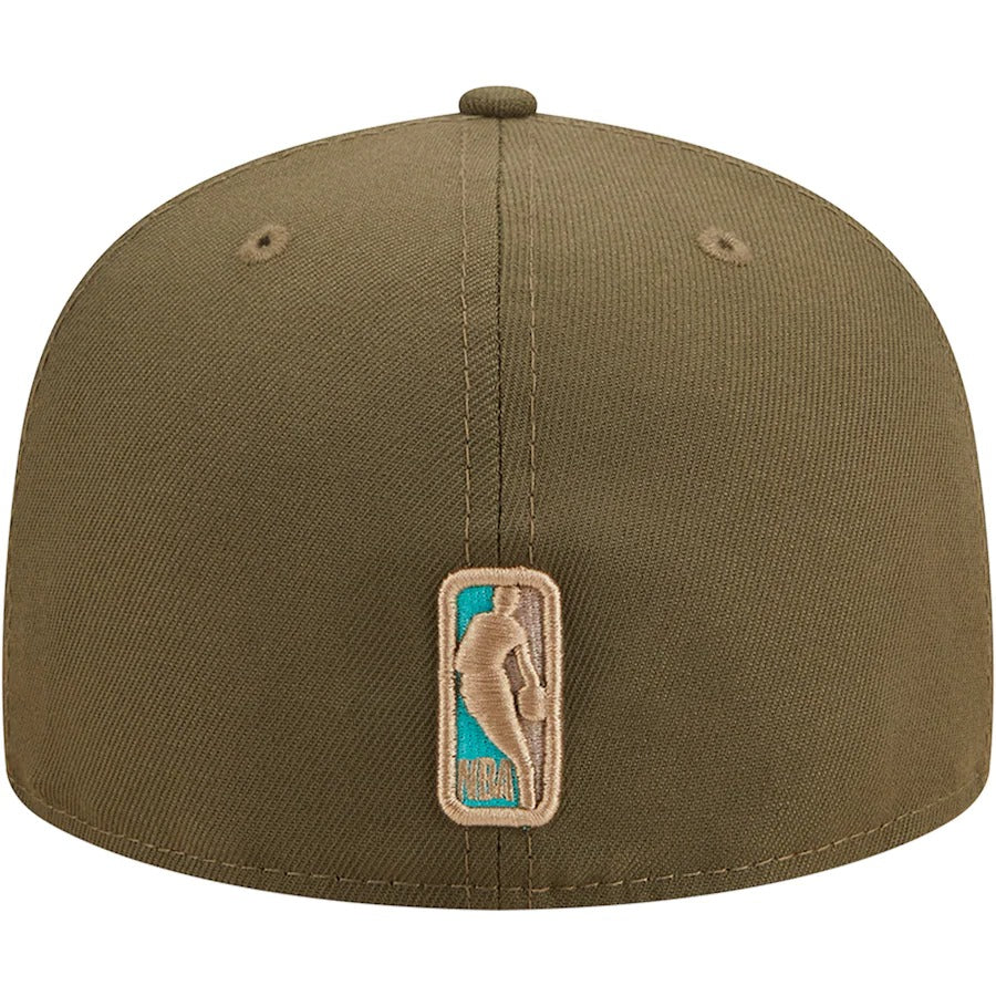 New Era Boston Celtics Olive Army 59FIFTY Fitted Hat