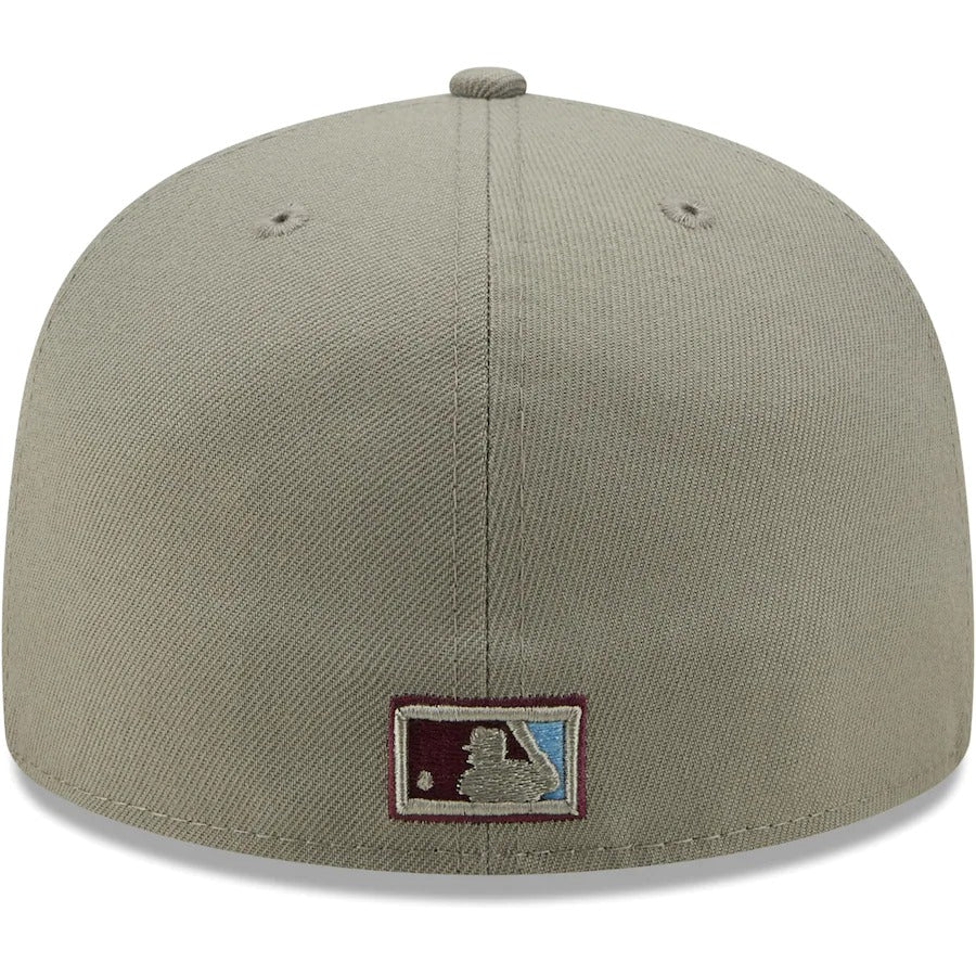 New Era Oakland Athletics Gray/Maroon 1987 All-Star Game Blue Undervisor 59FIFTY Fitted Hat