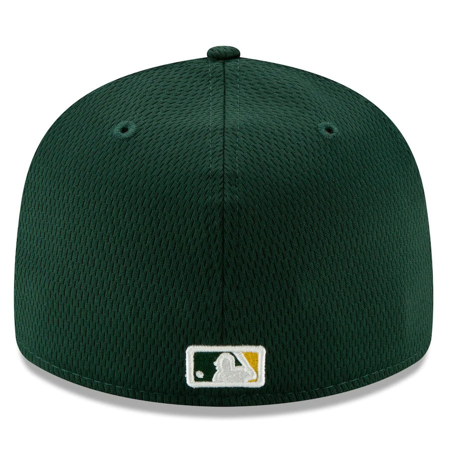New Era Green Oakland Athletics 2021 Batting Practice Low Profile 59FIFTY Fitted Hat