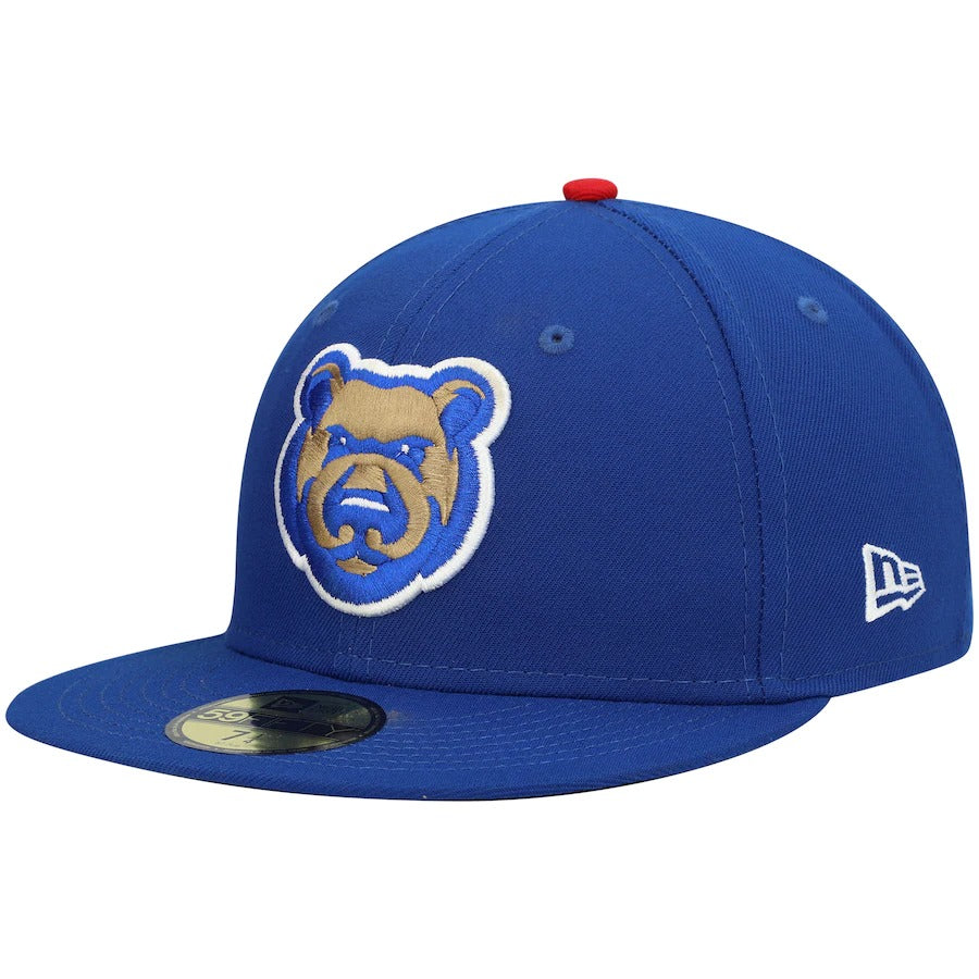 New Era Iowa Cubs Blue Authentic Collection Team Game 59FIFTY Fitted Hat