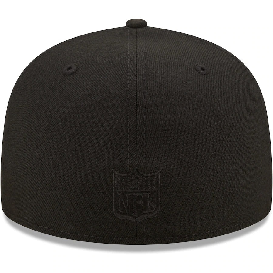 New Era Cleveland Browns Black on Black Alternate Logo 59FIFTY Fitted Hat