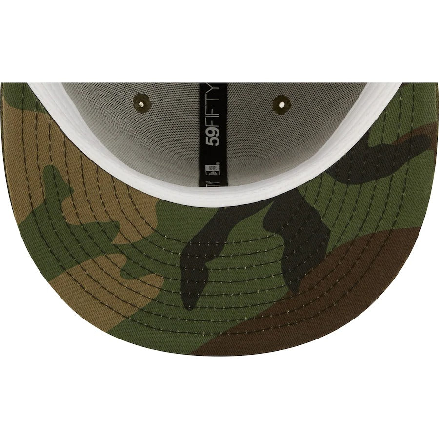 New Era Buffalo Bills Olive 1988 Pro Bowl Camo Undervisor 59FIFTY Fitted Hat