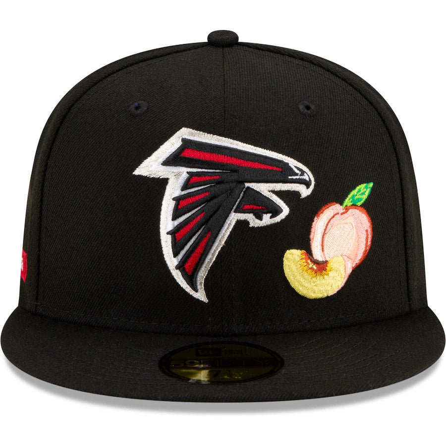 New Era Atlanta Falcons Black City Transit 59FIFTY Fitted Hat