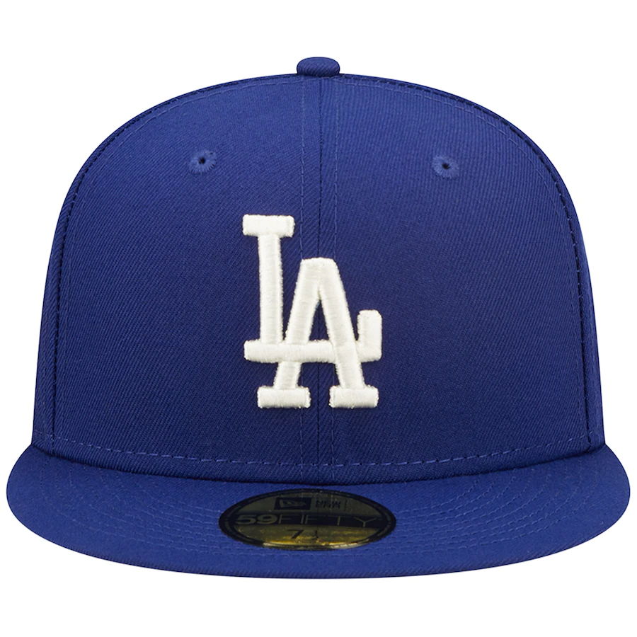 New Era Los Angeles Dodgers Royal Pop Sweatband Undervisor 1988 MLB World Series Cooperstown Collection 59FIFTY Fitted Hat