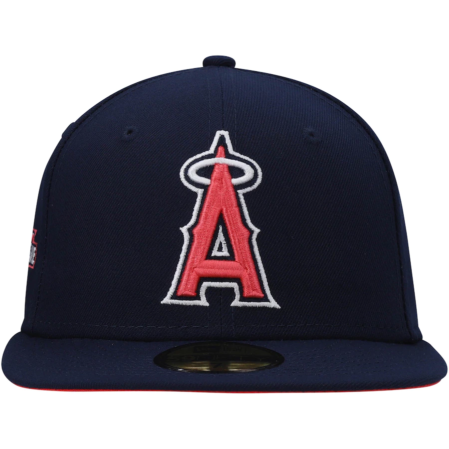 New Era Los Angeles Angels Navy 2010 All-Star Game Lava Undervisor 59FIFTY Fitted Hat