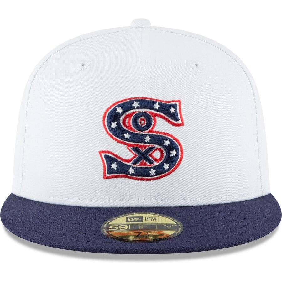 New Era Chicago White Sox  White Cooperstown 59FIFTY Fitted Hat