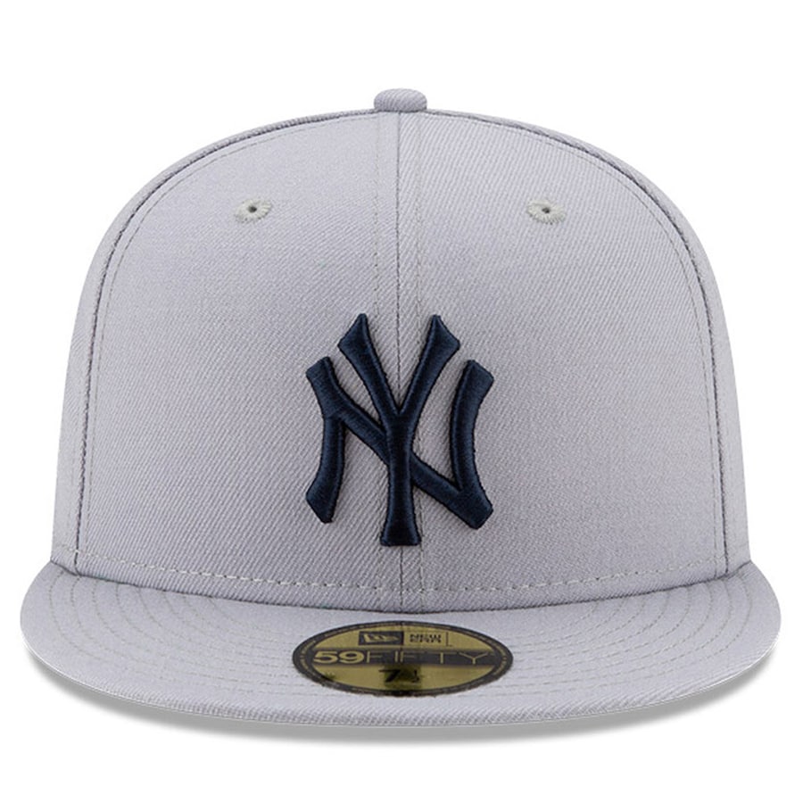NY Yankees Gray Subway Series Fitted Hat w/ sacai x Clot x LDWaffle 'Kiss Of Death 2'