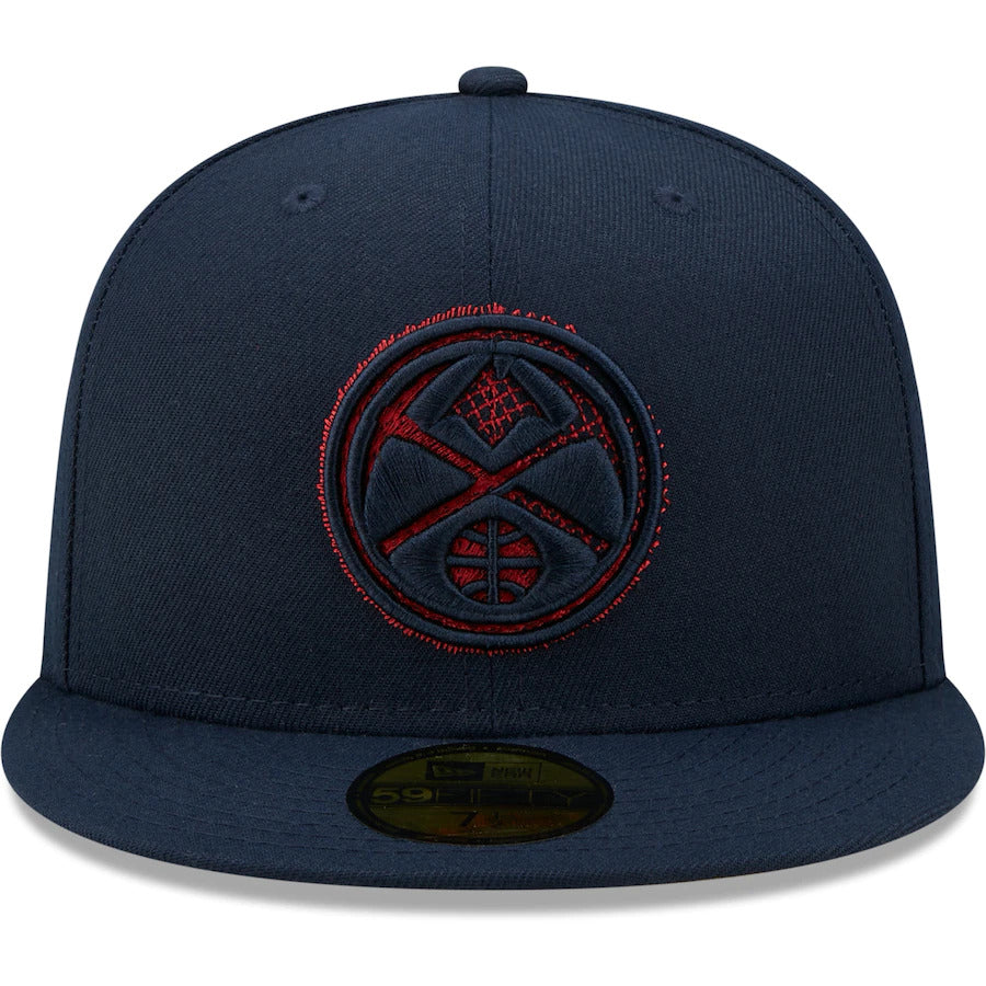 New Era Navy Denver Nuggets Scored 59FIFTY Fitted Hat