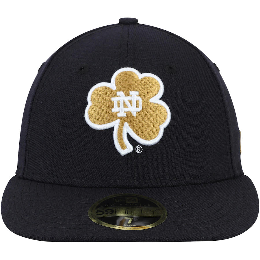 New Era Notre Dame Fighting Irish Navy Blue Basic Low Profile 59FIFTY Fitted Hat
