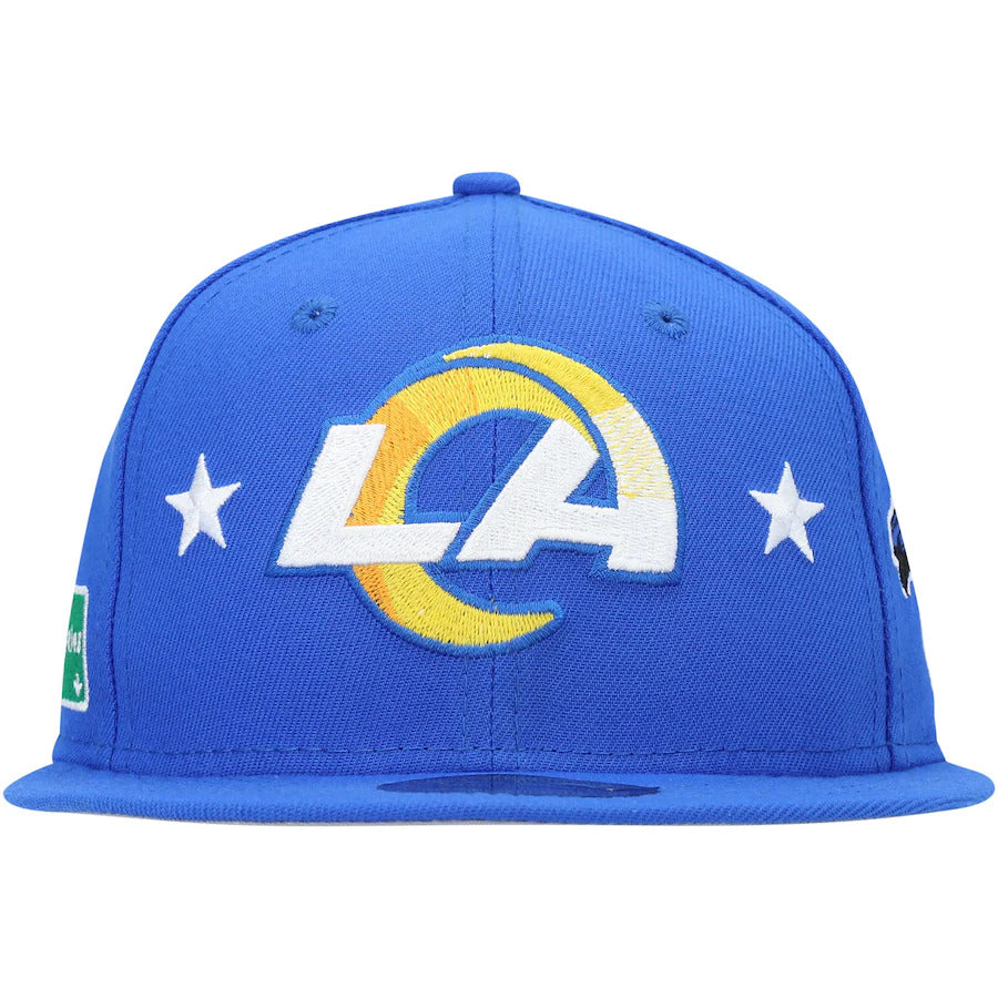 New Era Royal Los Angeles Rams City Transit 59FIFTY Fitted Hat