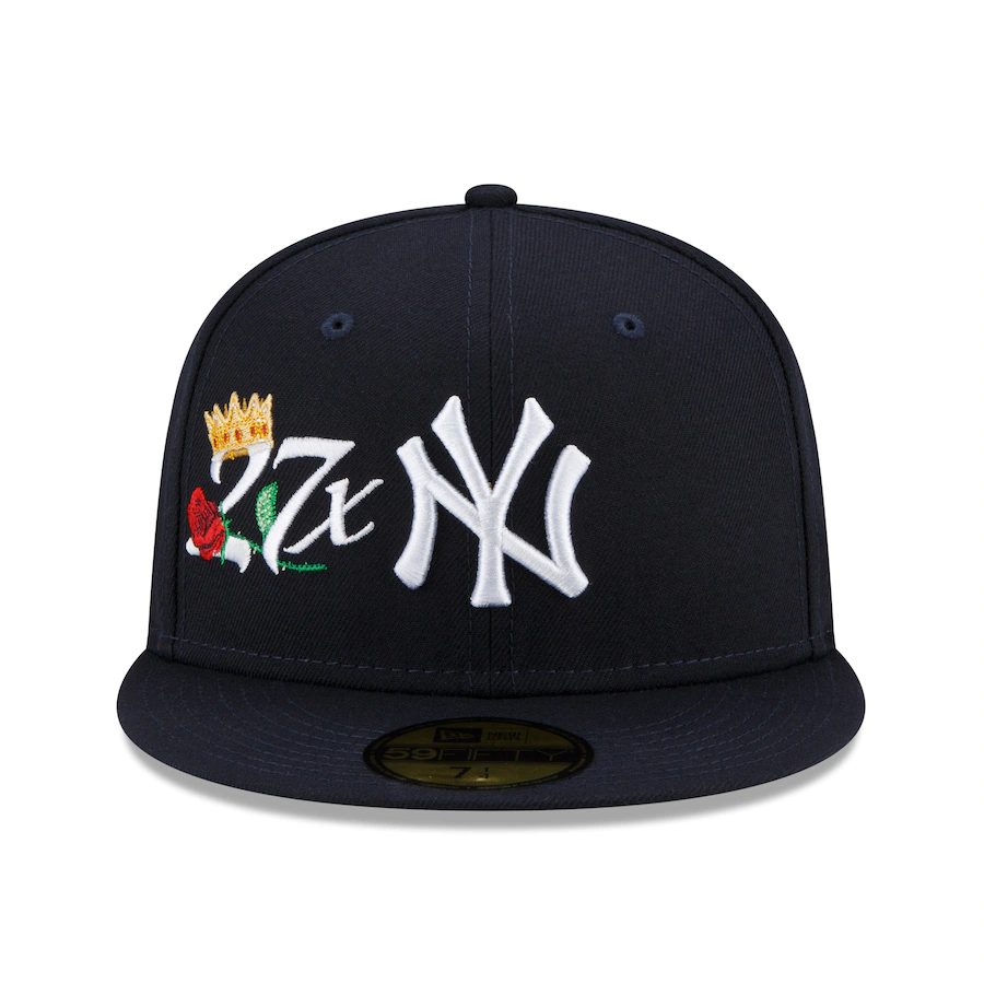 New Era New York Yankees Navy 27x Champs Crown 59FIFTY Fitted Hat