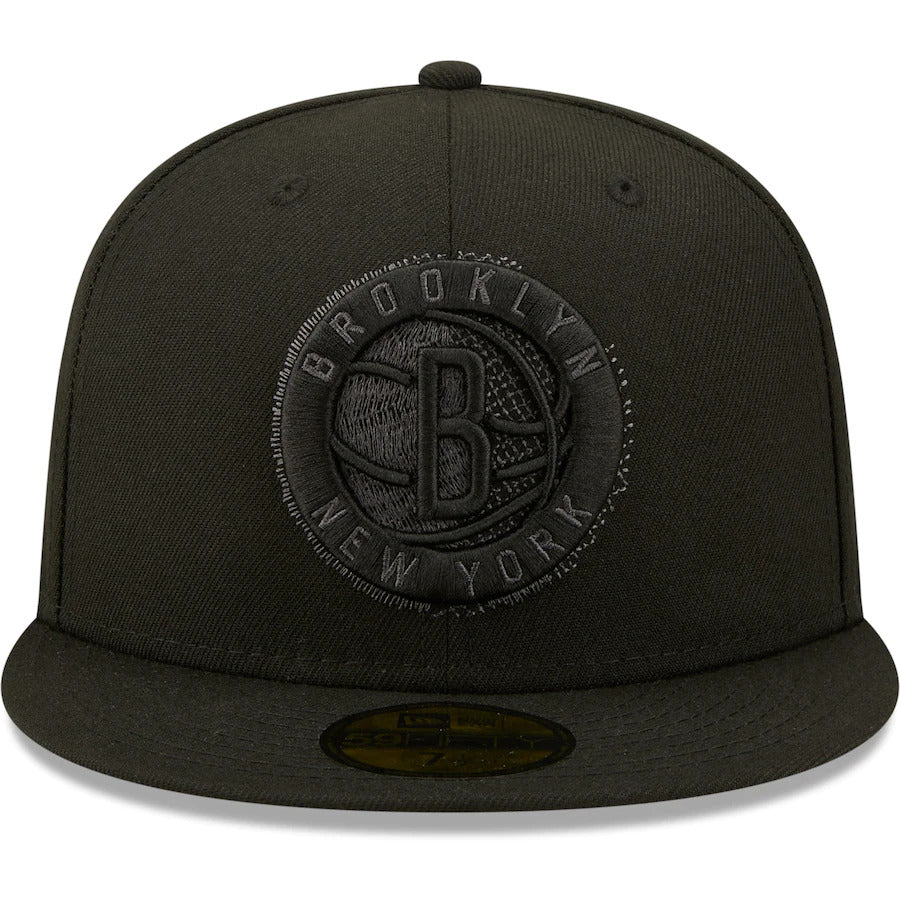 New Era Black Brooklyn Nets Scored 59FIFTY Fitted Hat