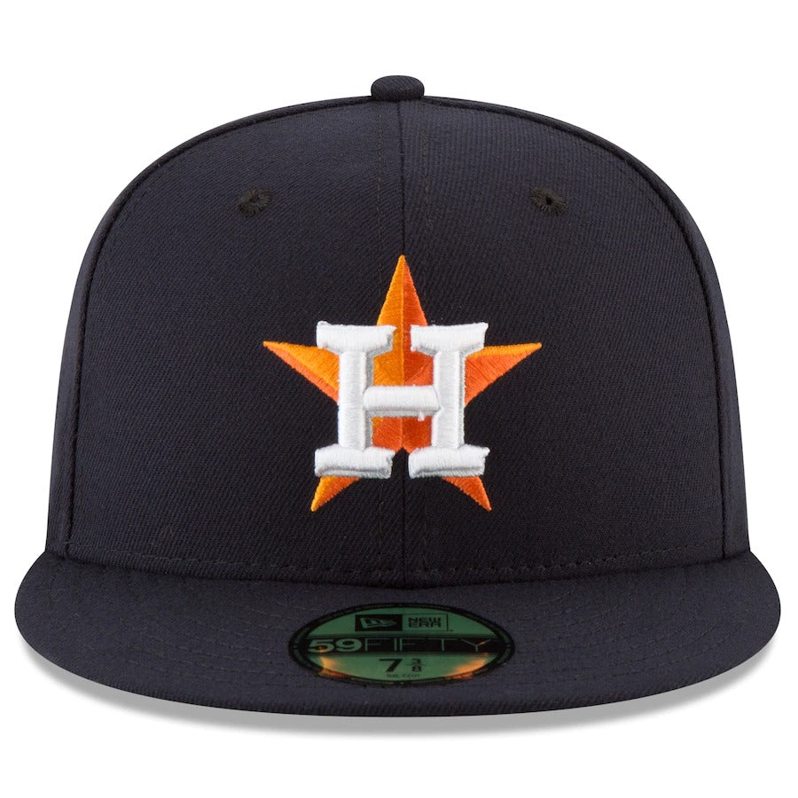New Era Houston Astros Navy Home 60th Anniversary Authentic Collection On-Field 59FIFTY Fitted Hat