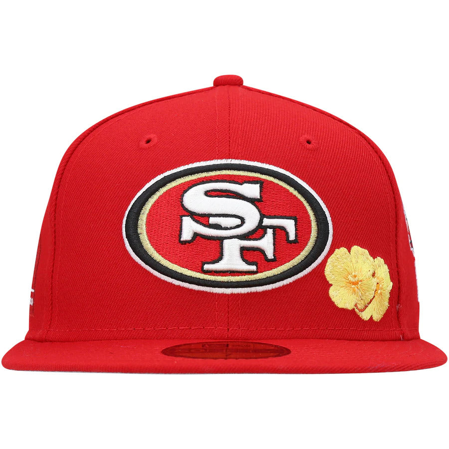 New Era San Francisco 49ers Scarlet City Transit 59FIFTY Fitted Hat