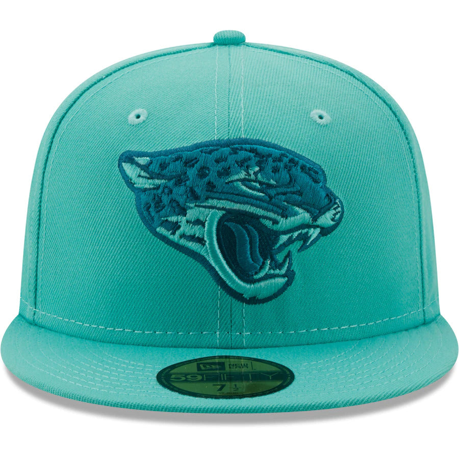 New Era Jacksonville Jaguars Mint 25 Years The Pastels 59FIFTY Fitted Hat