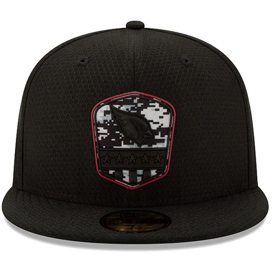 New Era Arizona Cardinals Black 2019 Salute to Service 59FIFTY Fitted Hat