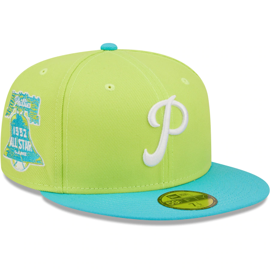 New Era Green Philadelphia Phillies 1952 MLB All-Star Game Cyber Vice 59FIFTY Fitted Hat