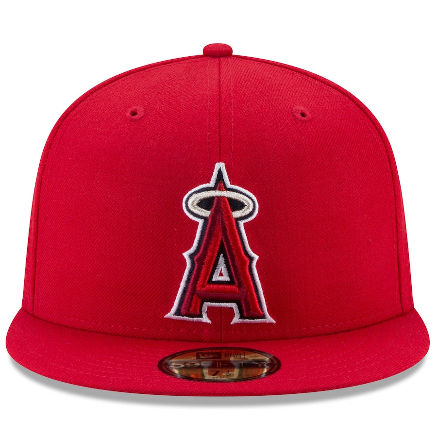 New Era Red Los Angeles Angels Game Authentic Collection On-Field 59FIFTY Fitted Hat