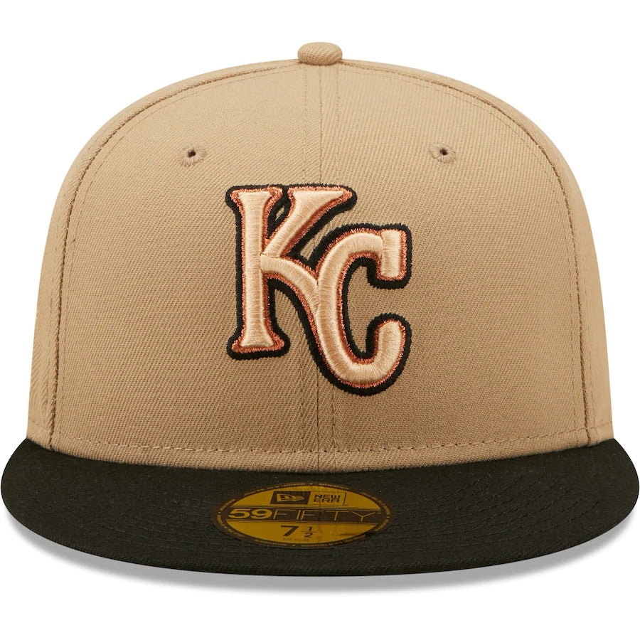 New Era Kansas City Royals Brown 1985 World Series Camel 59FIFTY Fitted Hat