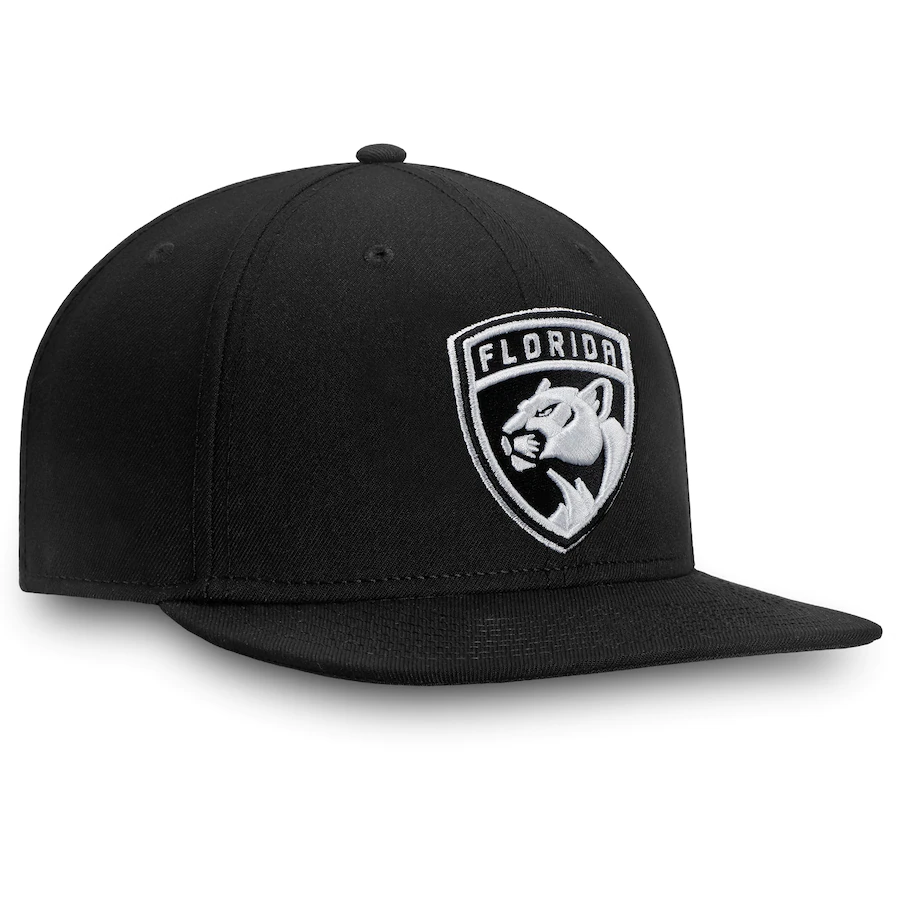Fanatics Branded Florida Panthers Black Logo Fitted Hat