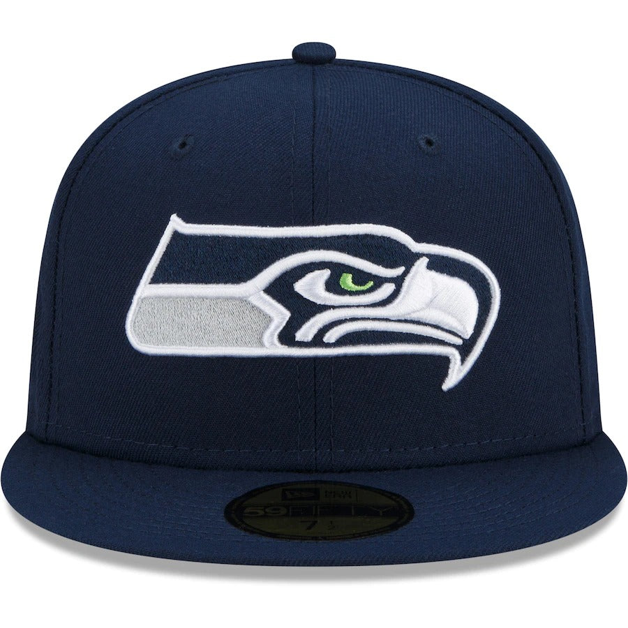 New Era Seattle Seahawks College Navy Patch Up 1988 Pro Bowl 59FIFTY Fitted Hat