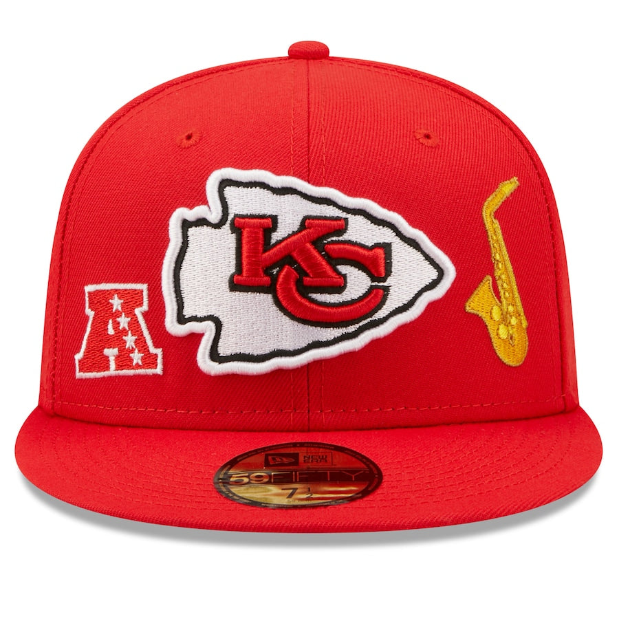 New Era Kansas City Chiefs Red Team Local 59FIFTY Fitted Hat
