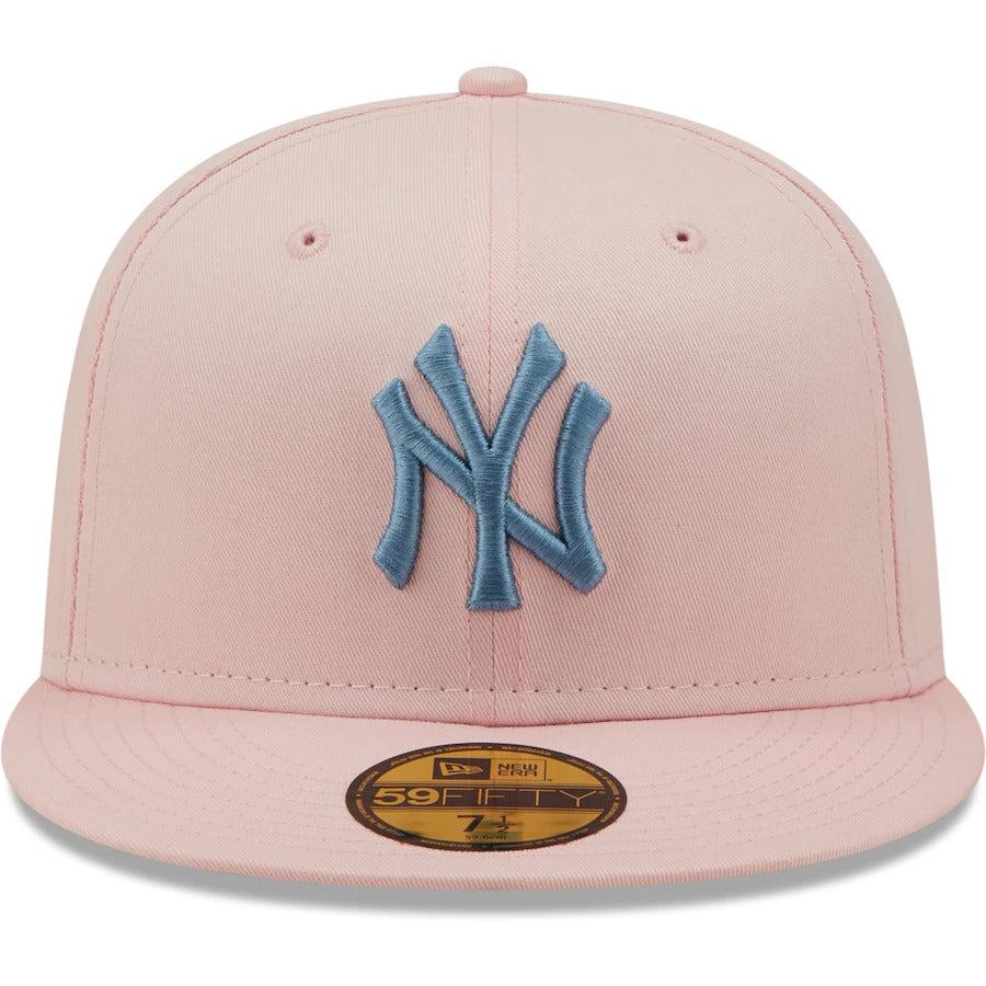 New Era Pink New York Yankees Subway Series Sky Undervisor 59FIFTY Fitted Hat