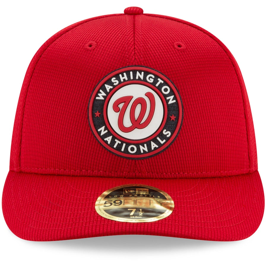 New Era Red Washington Nationals 2021 Clubhouse Low Profile 59FIFTY Fitted Hat