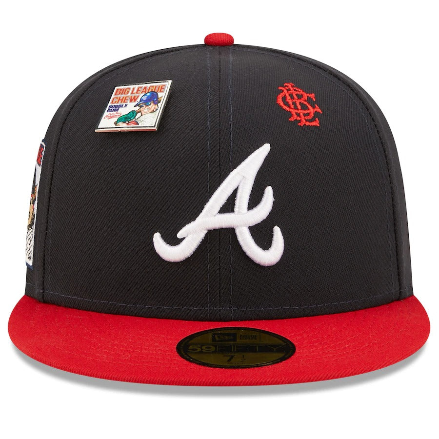New Era MLB x Big League Chew Atlanta Braves Navy/Red 59FIFTY Fitted H
