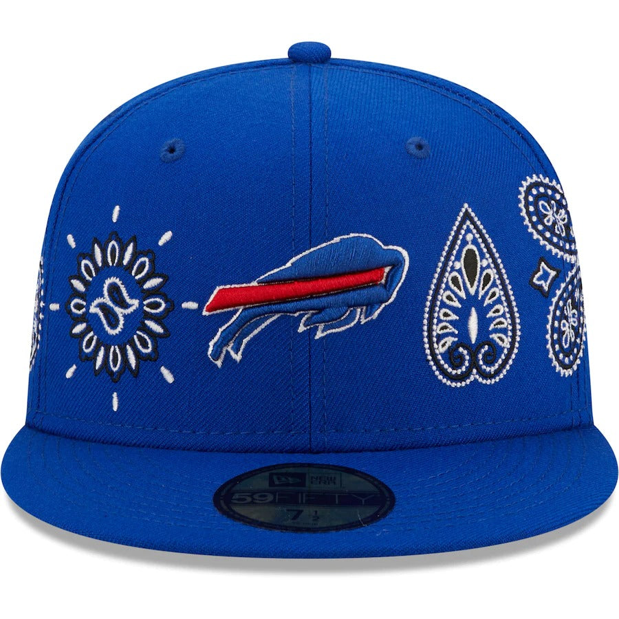 New Era Buffalo Bills Royal Bandana 59FIFTY Fitted Hat