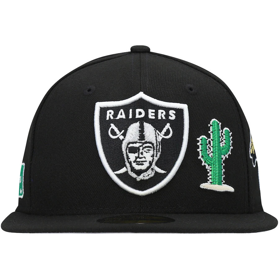 New Era Black Las Vegas Raiders City Transit 59FIFTY Fitted Hat