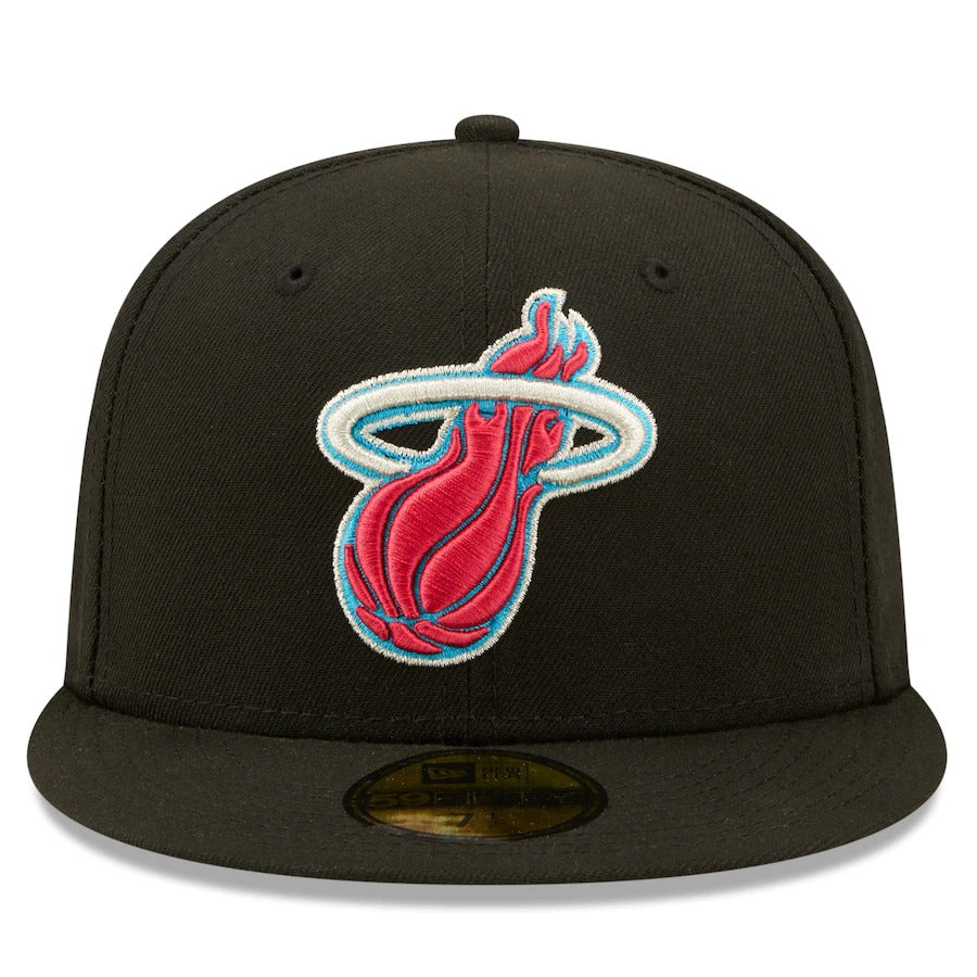 New Era Miami Heat Black 2022 NBA All-Star Game Starry 59FIFTY Fitted Hat
