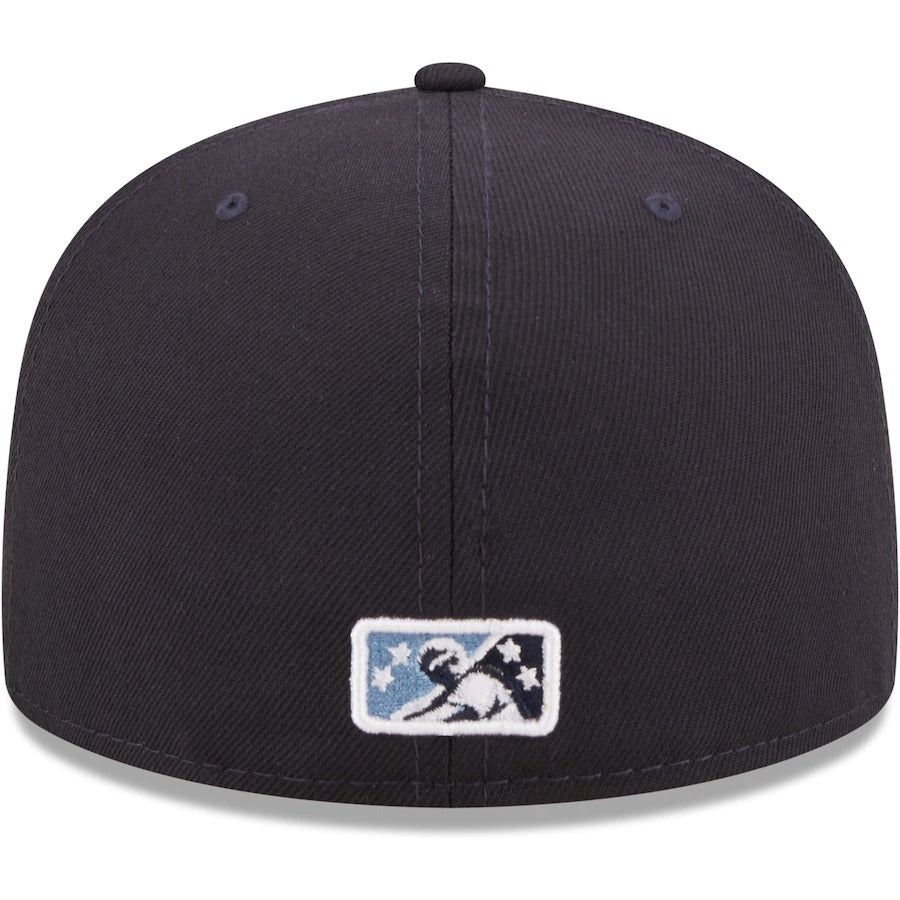 New Era Hillsboro Hops Navy Authentic Collection 59FIFTY Fitted Hat