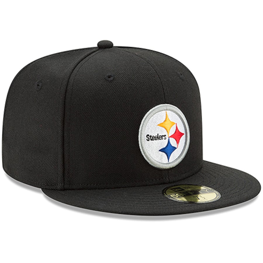 New Era Black Pittsburgh Steelers Omaha 59FIFTY Fitted Hat