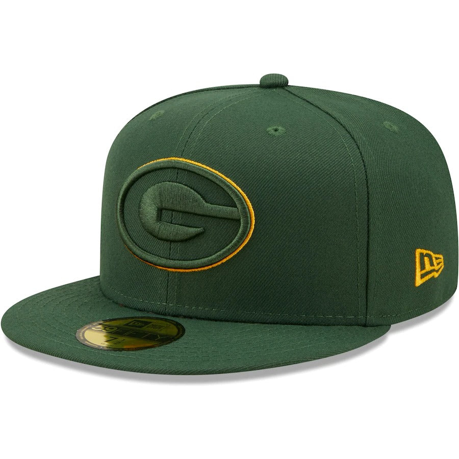 New Era Green Bay Packers Green Elemental 59FIFTY Fitted Hat