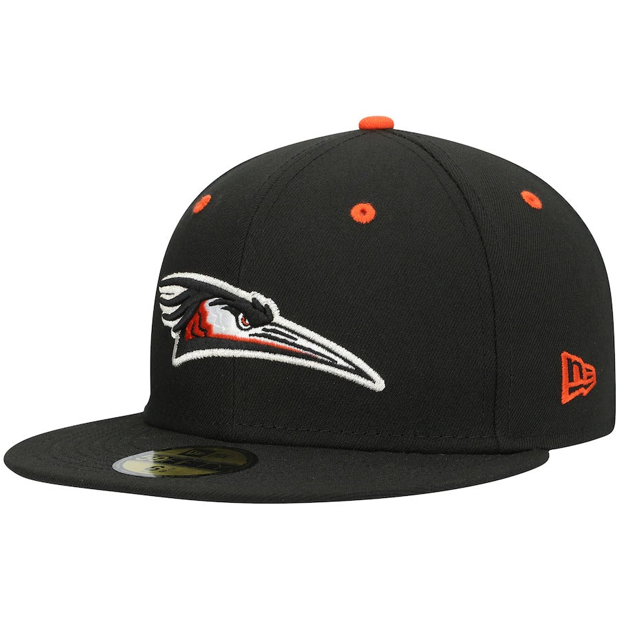 New Era Delmarva Shorebirds Black Authentic Collection Team Home 59FIFTY Fitted Hat