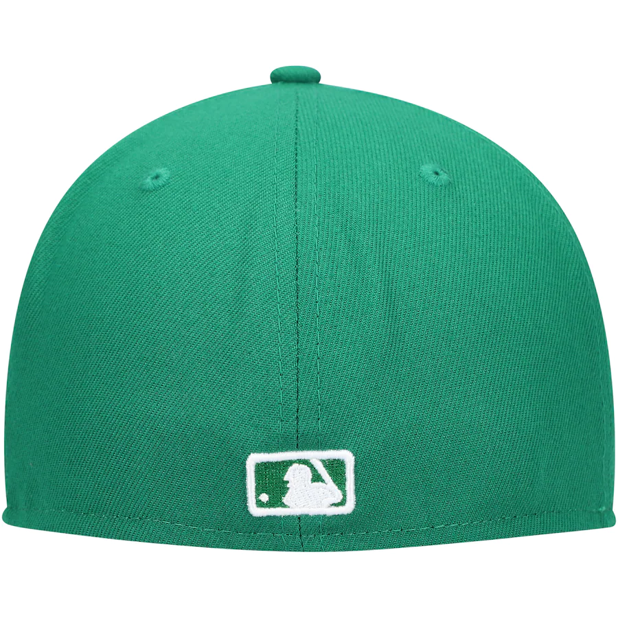New Era Boston Red Sox Kelly Green Logo White 59FIFTY Fitted Hat