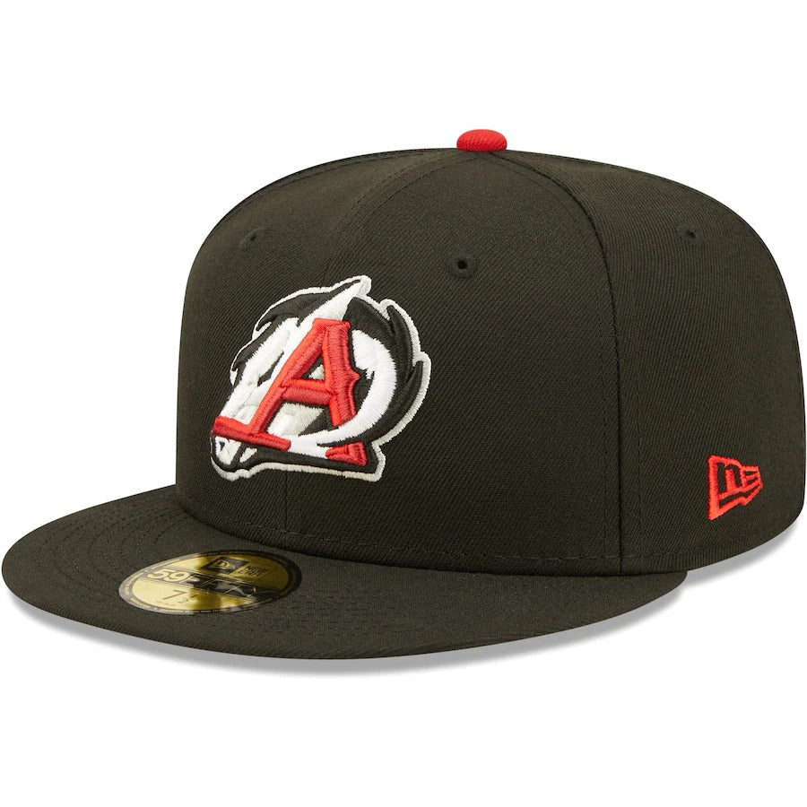 New Era Arkansas Travelers Black Authentic Collection Team Home 59FIFTY Fitted Hat