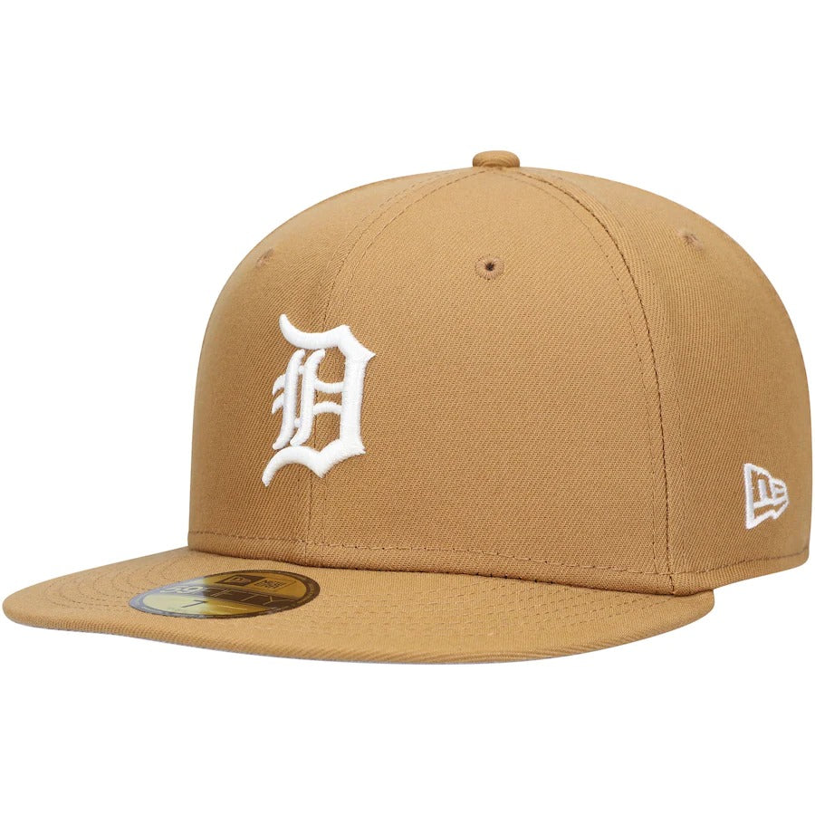 New Era Tan Detroit Tigers Wheat 59FIFTY Fitted Hat