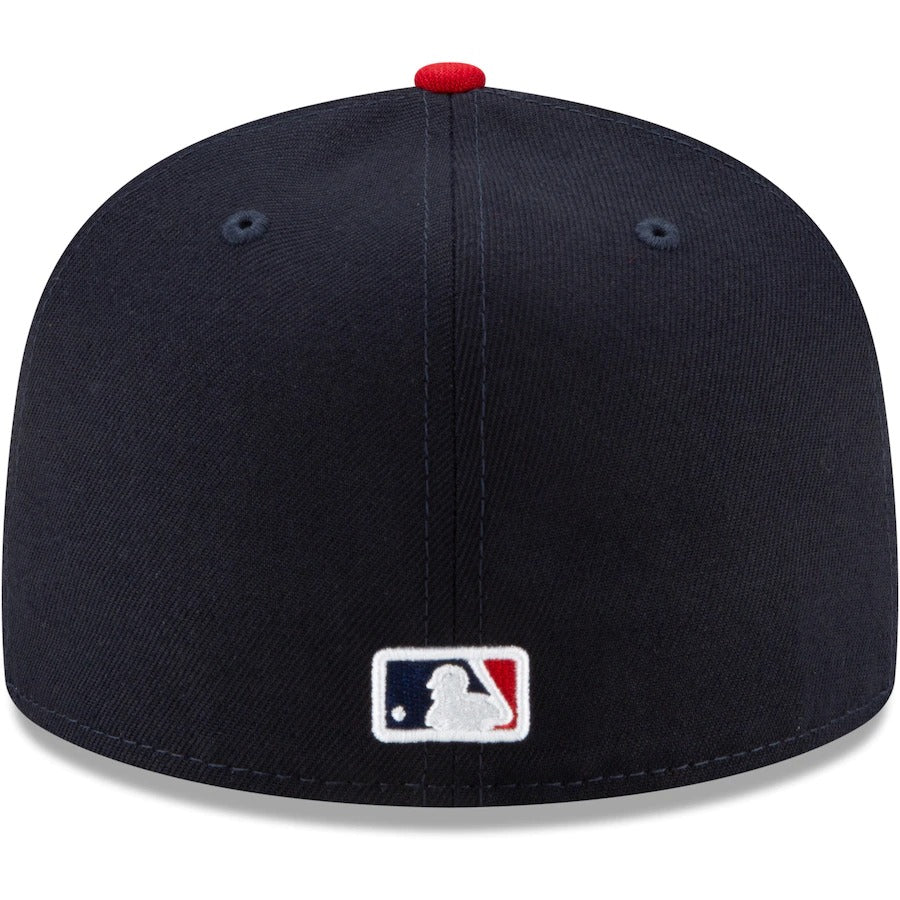 New Era Navy Los Angeles Angels Cooperstown Collection Turn Back The Clock 1970s 59FIFTY Fitted Hat