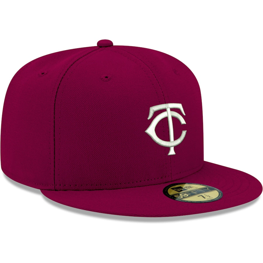 New Era Minnesota Twins Cardinal Logo 59FIFTY Fitted Hat