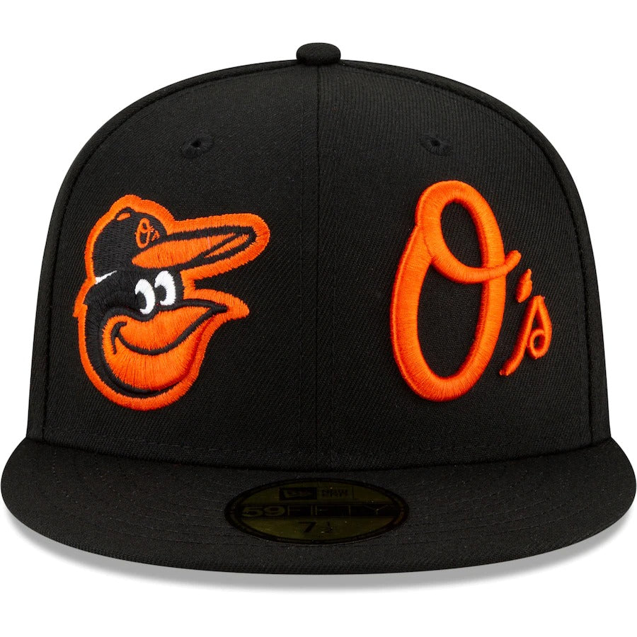New Era Baltimore Orioles Black Patch Pride 59FIFTY Fitted Hat