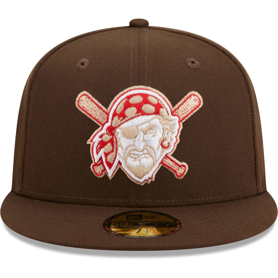 New Era Pittsburgh Pirates Brown 1994 All-Star Game Team Scarlet Undervisor 59FIFTY Fitted Hat