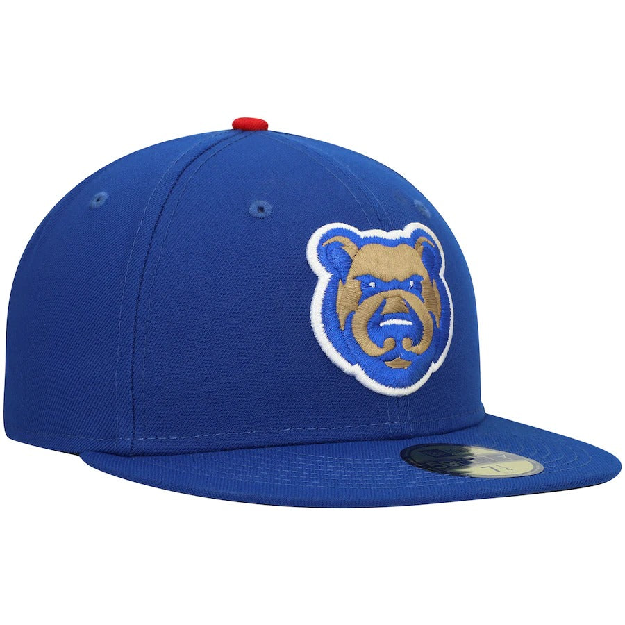 New Era Iowa Cubs Blue Authentic Collection Team Game 59FIFTY Fitted Hat